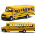 Alloy Inertial School Bus Model Car Model For Gifts Kids Boy Toys - Image 2