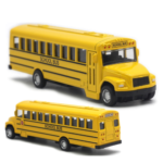 Alloy Inertial School Bus Model Car Model For Gifts Kids Boy Toys - Image 3