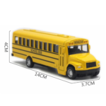 Alloy Inertial School Bus Model Car Model For Gifts Kids Boy Toys - Image 6