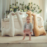 Giant Plush Toy Alpaca, rust - Image 4
