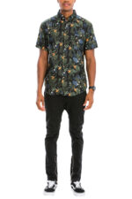 Hawaiian Print Button Down Shirt - Image 4