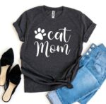 Cat Mom T-shirt - Image 5