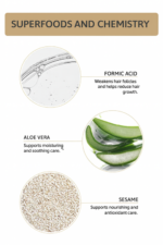 Ant Egg Oil Hair Serum 30ml 0.5% Formic Acid & 10% Aloe Vera - Image 4