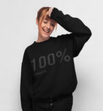 Womens 100% Vegan Logo Sweatshirt - Image 4