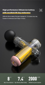 Portable Deep Tissue Massager Electric Brushless Motor Massage Gun - Image 5