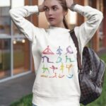 Yoga Theme Crewneck Sweatshirt - Image 4
