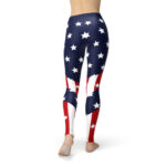 Womens American Flag Leggings - Image 4