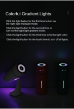 260ML Wireless Air Humidifier Rechargeable Aromatherapy Diffuser - Image 6