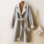Ladies Wool Double-Faced Coat – Classic Elegance & Cozy Warmth - Image 4