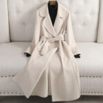 Women's Slim-Fit Wool Overcoat – Timeless Elegance & Comfort - Image 6