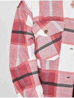 Wine Check Shacket Womens - Image 4