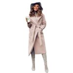 OuterwearJackets blends parkas pockets belted Women's wool coats