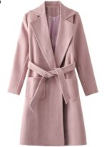 OuterwearJackets blends parkas pockets belted Women's wool coats - Image 5
