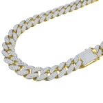 STALLION Gold 18MM CZ Cuban Chain | 961552 - Image 2