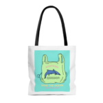 Save Earth Dolphins Edition Shopper Tote Bag Medium - Image 2
