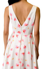 Women's Formal Floral Midi Dress - Image 3