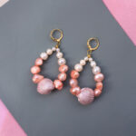 Candy Shell Pearl Earrings - Image 3