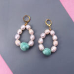Candy Shell Pearl Earrings - Image 6