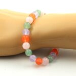 Aventurine+Orange Chalcedony+Pink Quartz+Lavender Chalcedony Bracelet - Image 2
