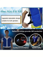 Cooling Safety Vest with 20Pcs Ice Packs - Image 6