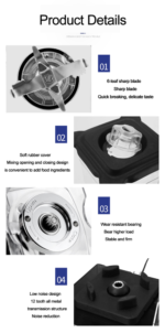 Wholesale Commercial Crushed ice Machine Smoothie maker - Image 5