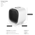 Portable USB Air Cooler Fan Mini Desktop Air Conditioner - Image 7