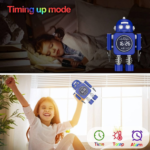 Robot Smart Digital Alarm Clock Temperature Display For Gifts - Image 2