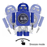 Robot Smart Digital Alarm Clock Temperature Display For Gifts - Image 4