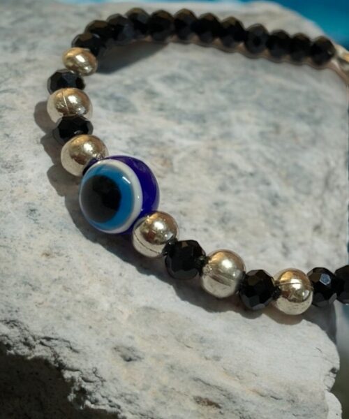 Fortune’s Shield Evil Eye Bracelet