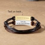 Fingerprint Handwriting Bracelet, Bracelet for Men - Image 2