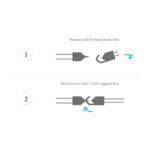 Mocha Brown Staysail Mast Silver and Round Leather Bracelet - Image 2