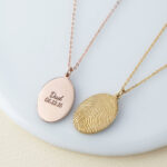 Actual Fingerprint Necklace Memorial Thumbprint Jewelry - Image 3