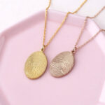 Actual Fingerprint Necklace Memorial Thumbprint Jewelry - Image 5