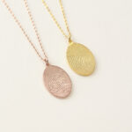 Actual Fingerprint Necklace Memorial Thumbprint Jewelry - Image 6