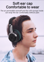 Colorful LED Lights Bluetooth Headphone Bass Wireless Earphones - Image 5