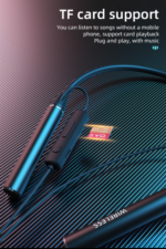 100Hours Palying Magnetic Sports Wireless Bluetooth Earphones - Image 5