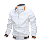 Men's Bomber Jacket Autumn Mens Casual Slim Fit Windproof Jacket - Image 2