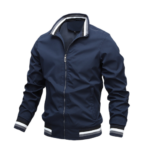 Men's Bomber Jacket Autumn Mens Casual Slim Fit Windproof Jacket - Image 3