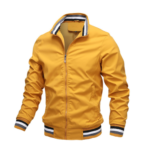 Men's Bomber Jacket Autumn Mens Casual Slim Fit Windproof Jacket - Image 5