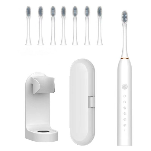 Ultrasonic Electric Toothbrush Rechargeable USB for Adults 6 Modes