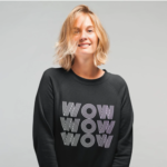 Womens Wow Logo Sweatshirt - Image 2