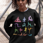 Yoga Theme Crewneck Sweatshirt - Image 5