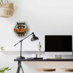 RETRO Art Print, Schilderbild, Waschbär, 20 x 20 cm - Image 4