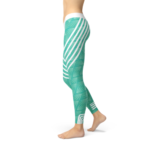 Turquoise Sports Leggings - Image 5