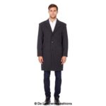 De La Creme MAN - Wool & Cashmere Blend Formal Security Overcoat - Image 13
