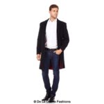 De La Creme MAN - Wool & Cashmere Blend Formal Security Overcoat - Image 4