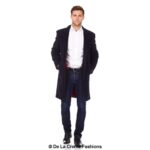 De La Creme MAN - Wool & Cashmere Blend Formal Security Overcoat - Image 8
