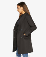 De La Creme Womens Double Breasted Longline Blazer - Image 4