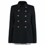 De La Creme Womens Military Style Pea Coat - Image 14