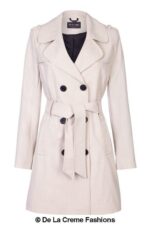 Spring/Summer Military Double Breasted Trench Coat (9049-SP) - Image 32